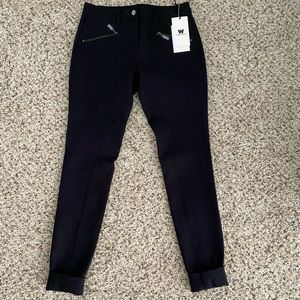 W by Worth black elastic jeggings